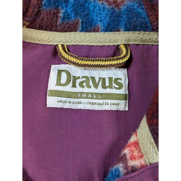 DRAVUS 1/4 Snap Fleece Aztec/Western Pullover Hoodie Men’s Size Small - Picture 5 of 8